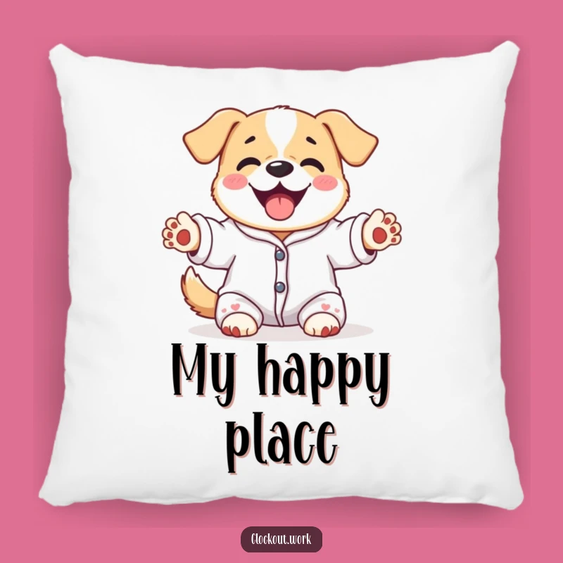 Funny Dog Pajamas Pillow: Cozy Comfort for Couch Cuddles