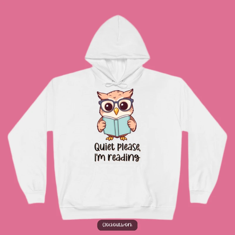 Funny Cozy Owl Hoodie: Warm Your Soul with Literary Laughter